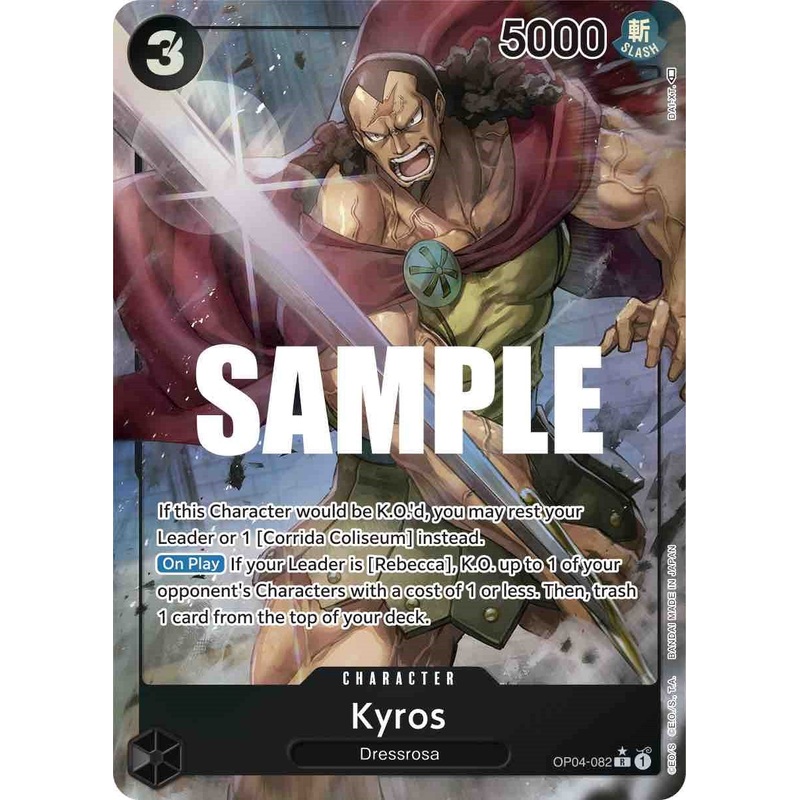 Kyros (Alternate Art) [OP04 - OP04-082]