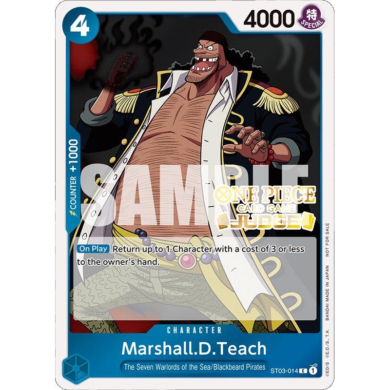 Marshall.D.Teach (Judge Pack Vol. 4) [OP-PR - ST03-014]