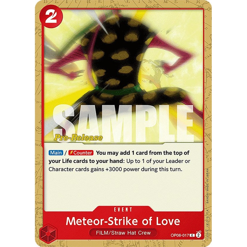 Meteor-Strike of Love [OP06 PRE - OP06-017]