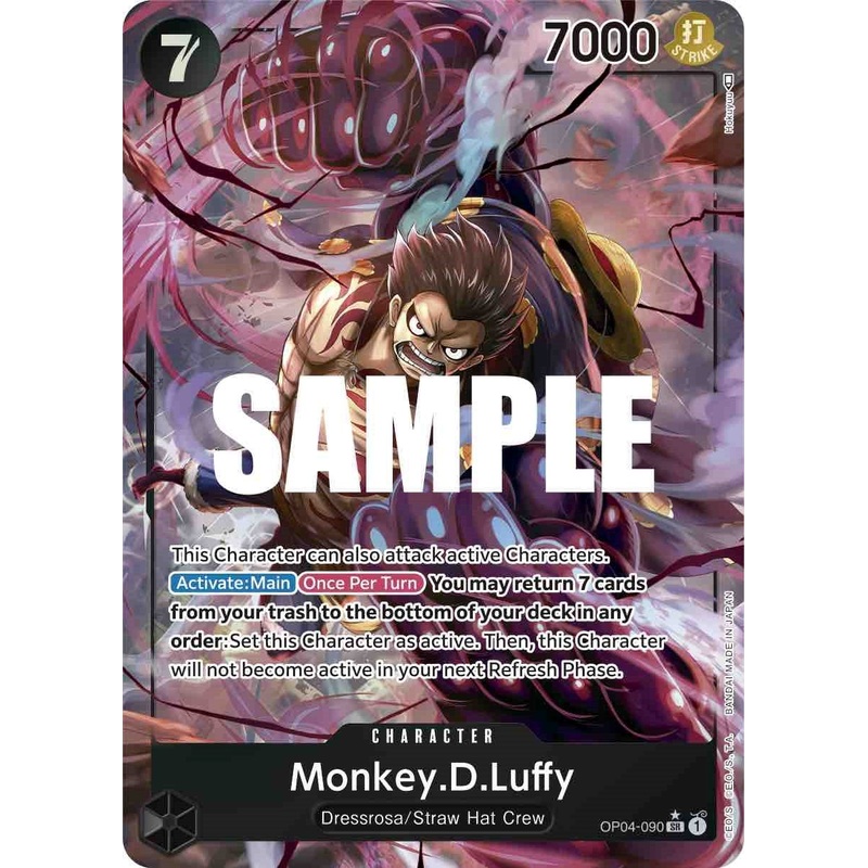 Monkey.D.Luffy (090) (Alternate Art) [OP04 - OP04-090]