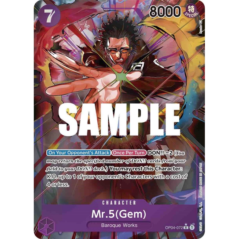 Mr.5 (Gem) (Alternate Art) [OP04 - OP04-072]