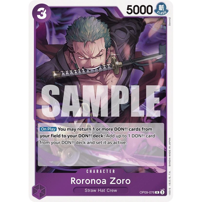 Roronoa Zoro (076) [OP09 - OP09-076]