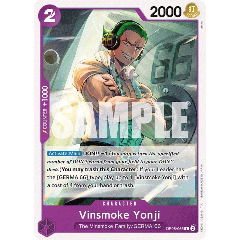 Vinsmoke Yonji (066) [OP06 - OP06-066]