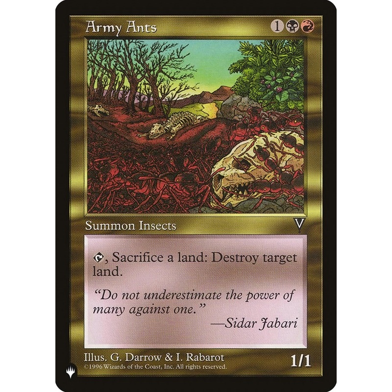 Army Ants [LIST - N/A]