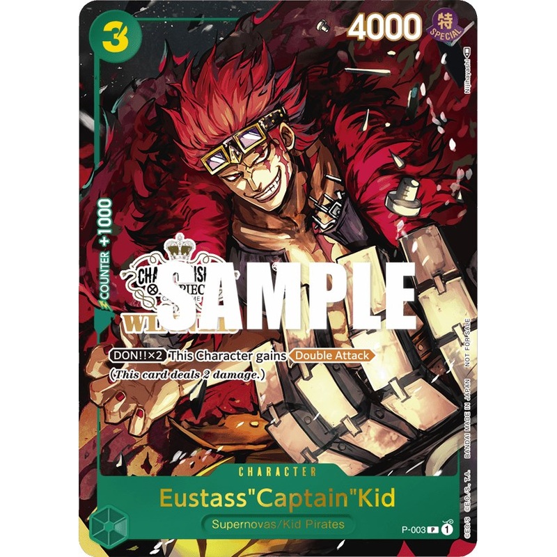 Eustass"Captain"Kid (Store Championship Vol. 2 Winner) [OP-PR - P-003]
