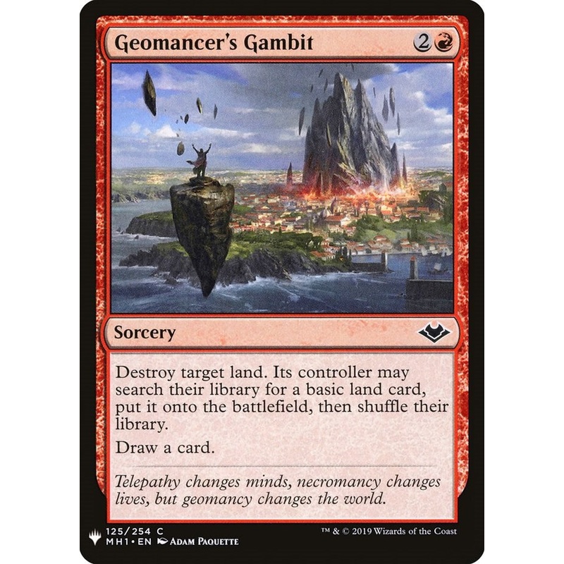 Geomancer's Gambit [LIST - 125]