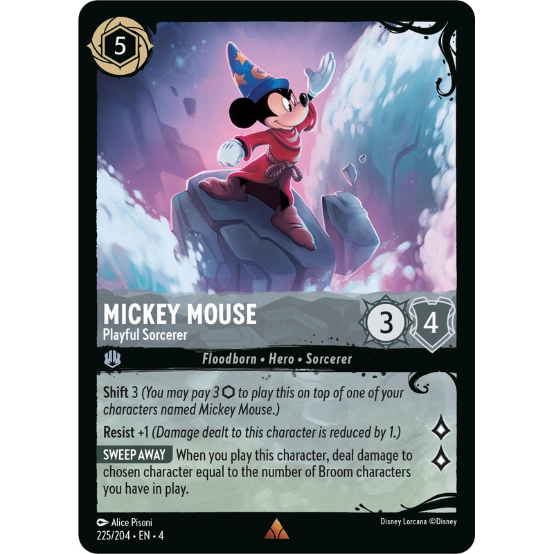 Mickey Mouse - Playful Sorcerer (225/204) [Q1 - 225/204]
