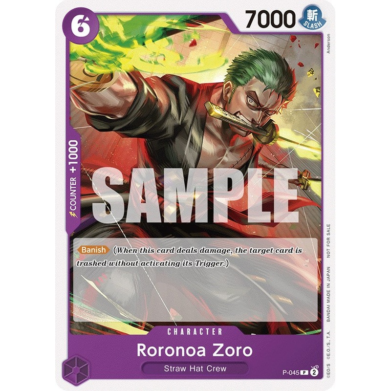 Roronoa Zoro (OP-06 Pre-Release Tournament) [Participant] [OP-PR - P-045]
