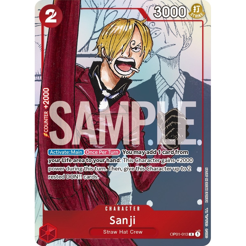 Sanji - OP01-013 (Alternate Art) [OP-PR - OP01-013]