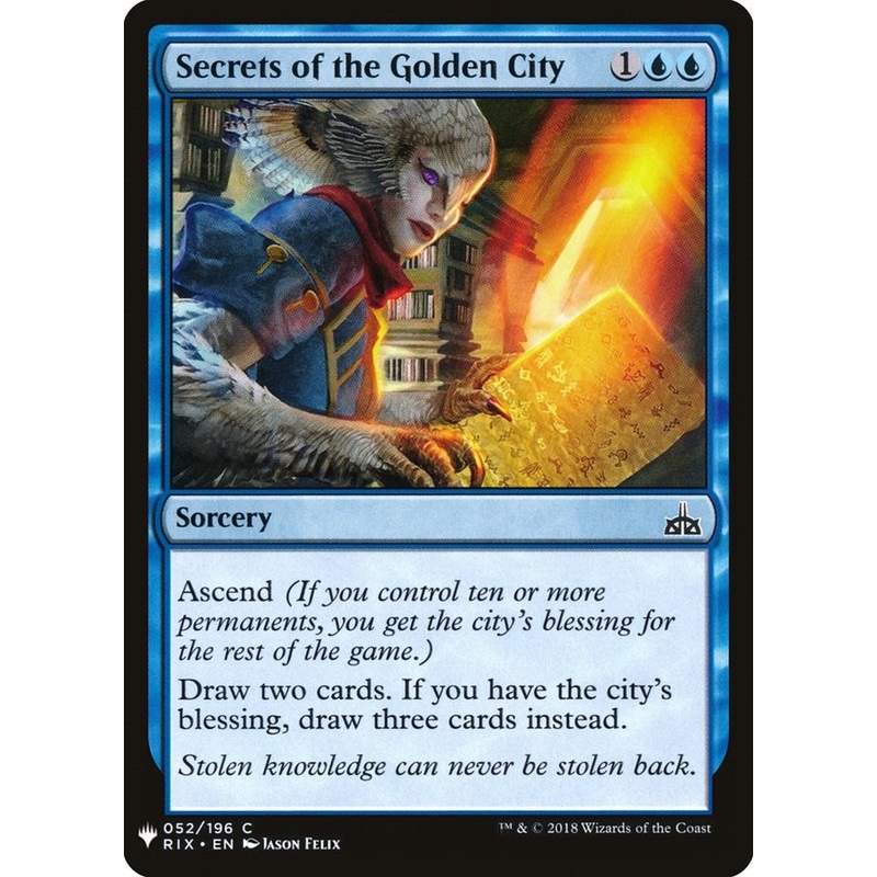 Secrets of the Golden City [LIST - 52]