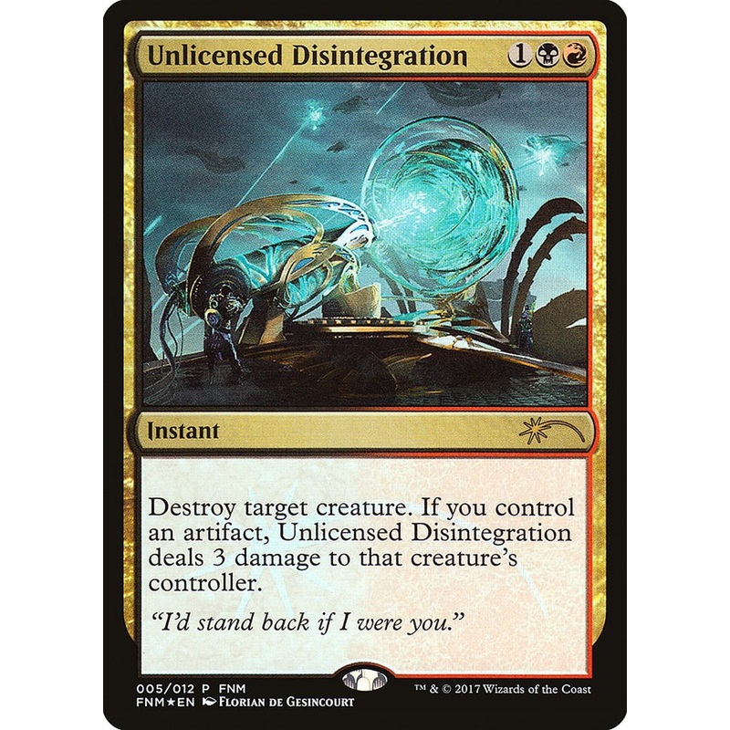 Unlicensed Disintegration [FNM - 5]