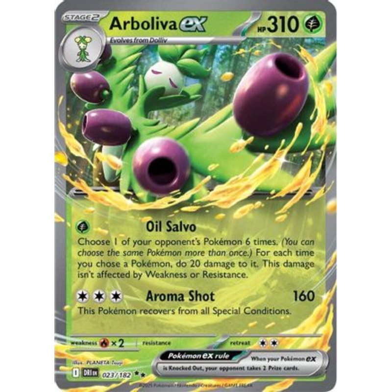 Arboliva ex 023  - Holofoil SV10 Destined Rivals - Double Rare