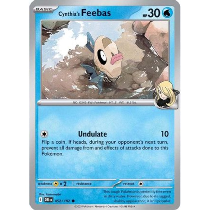 Cynthia's Feebas 052  SV10 Destined Rivals - Common