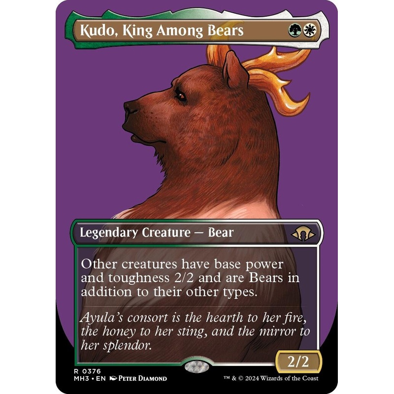 Kudo, King Among Bears (Borderless) [MH3 - 376]