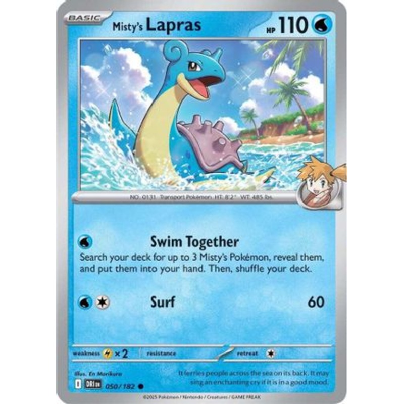 Misty's Lapras 050  SV10 Destined Rivals - Common
