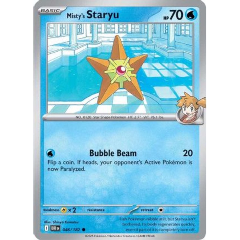 Misty's Staryu 046  SV10 Destined Rivals - Common