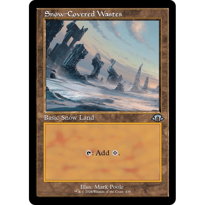 Snow-Covered Wastes (Retro Frame) [MH3 - 439]