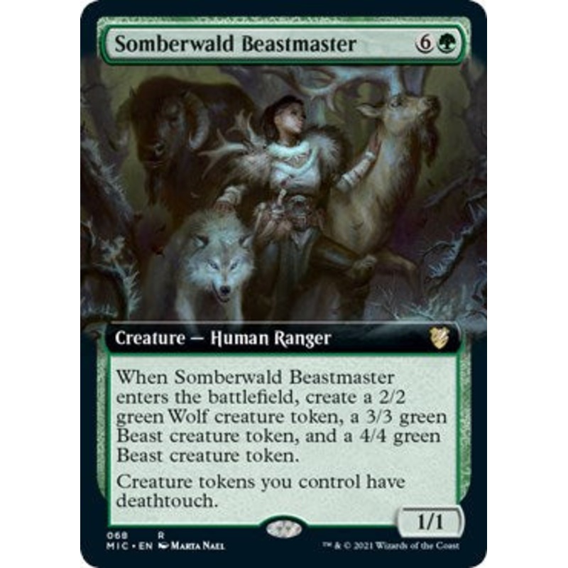 Somberwald Beastmaster (Extended Art) [MIC - 68]