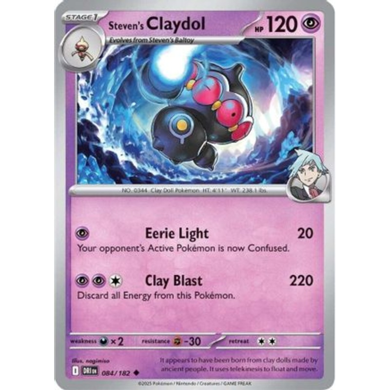Steven's Claydol 084  SV10 Destined Rivals - Uncommon