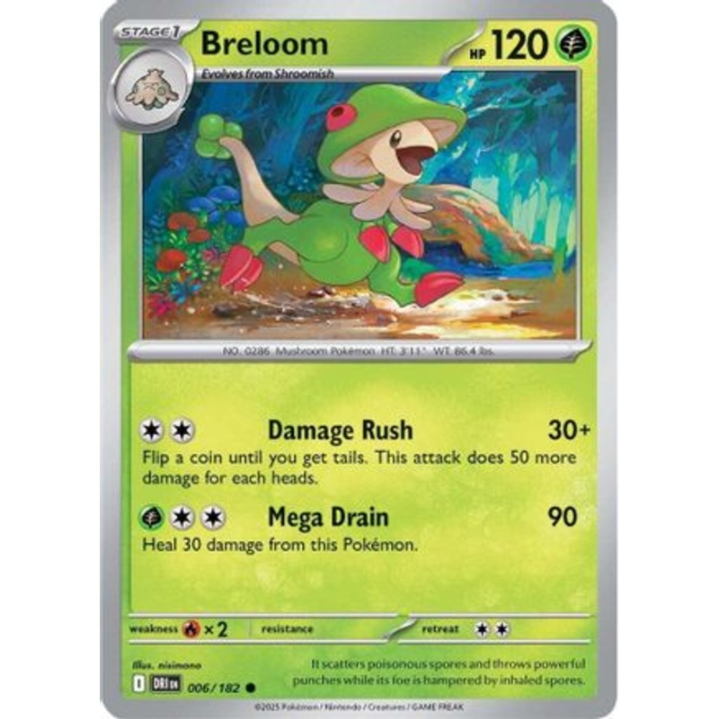Breloom 006  SV10 Destined Rivals - Common