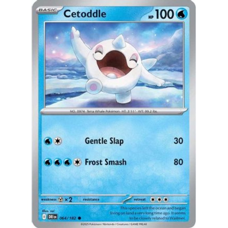 Cetoddle 064  - Reverse Holofoil SV10 Destined Rivals - Common