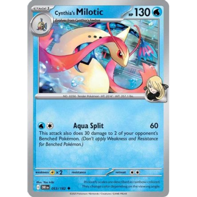 Cynthia's Milotic 053  SV10 Destined Rivals - Uncommon