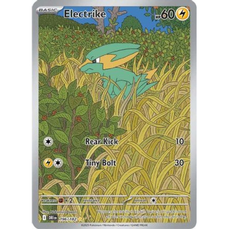 Electrike 196/182  - Holofoil SV10 Destined Rivals - Illustration Rare