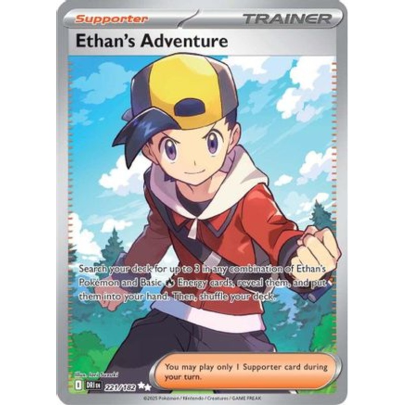 Ethan's Adventure 221/182  - Holofoil SV10 Destined Rivals - Ultra Rare