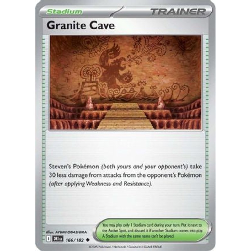 Granite Cave 166  - Reverse Holofoil SV10 Destined Rivals - Uncommon