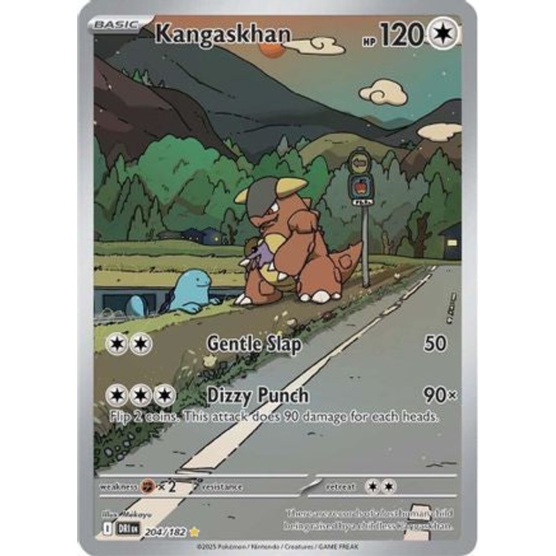 Kangaskhan 204/182  - Holofoil SV10 Destined Rivals - Illustration Rare