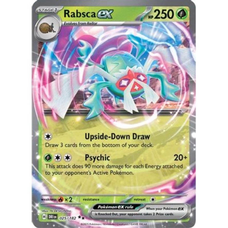 Rabsca ex 025  - Holofoil SV10 Destined Rivals - Double Rare