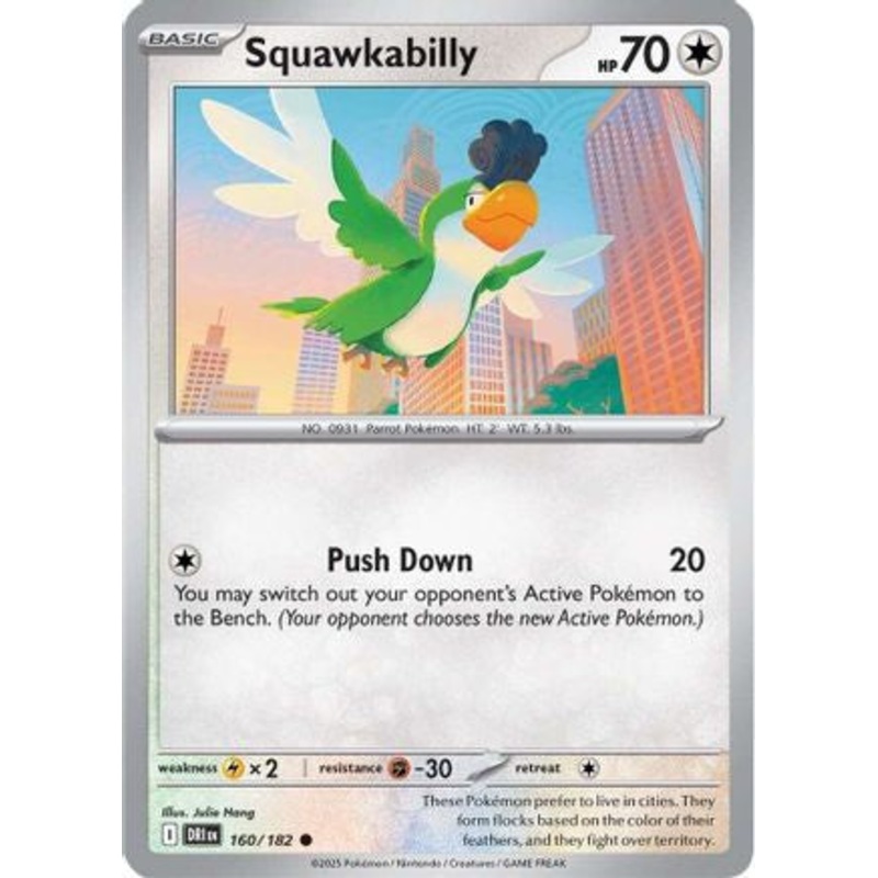 Squawkabilly 160  SV10 Destined Rivals - Common