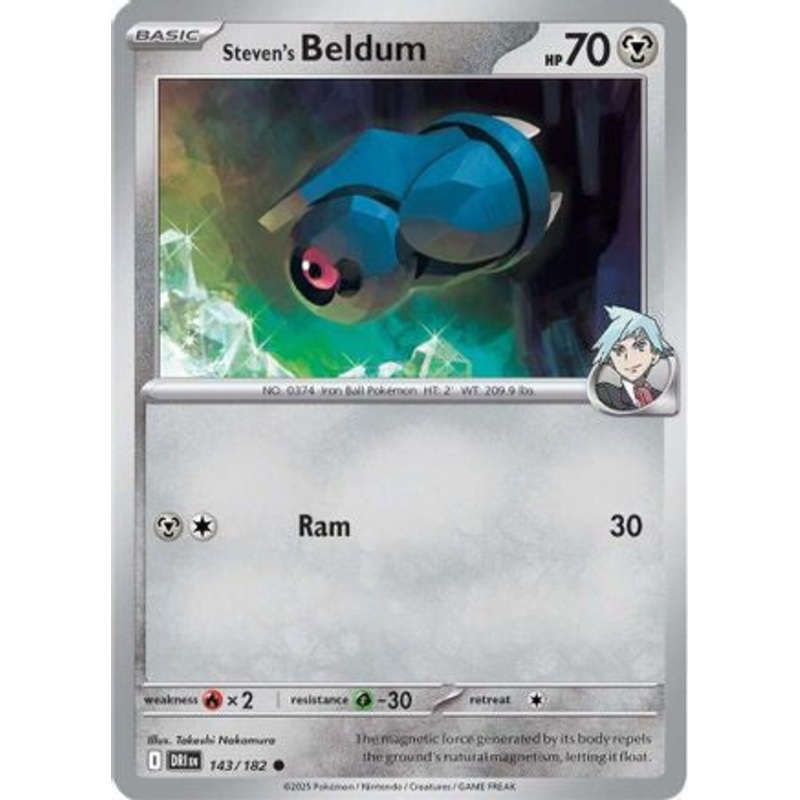 Steven's Beldum 143  SV10 Destined Rivals - Common