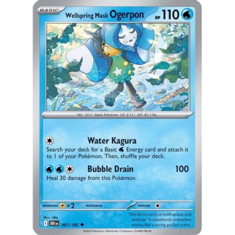 Wellspring Mask Ogerpon 067  SV10 Destined Rivals - Uncommon