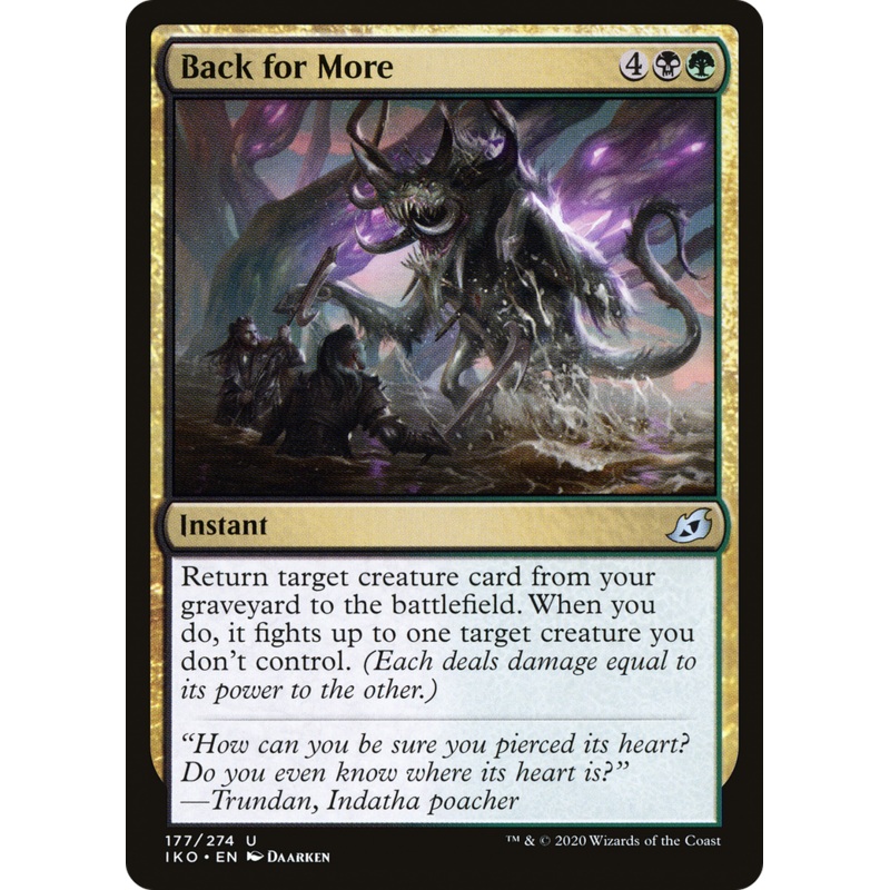 Back for More (IKO-177) - Ikoria: Lair of Behemoths