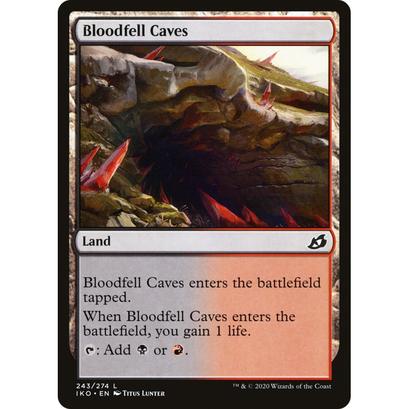 Bloodfell Caves (IKO-243) - Ikoria: Lair of Behemoths Foil