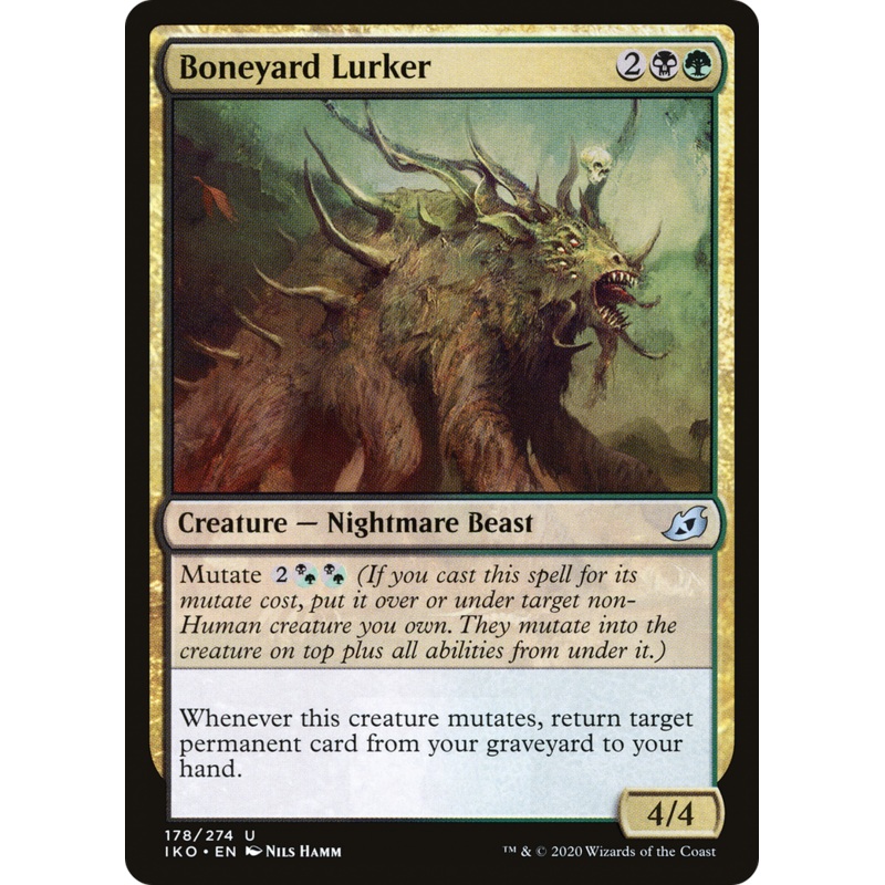 Boneyard Lurker (IKO-178) - Ikoria: Lair of Behemoths Foil