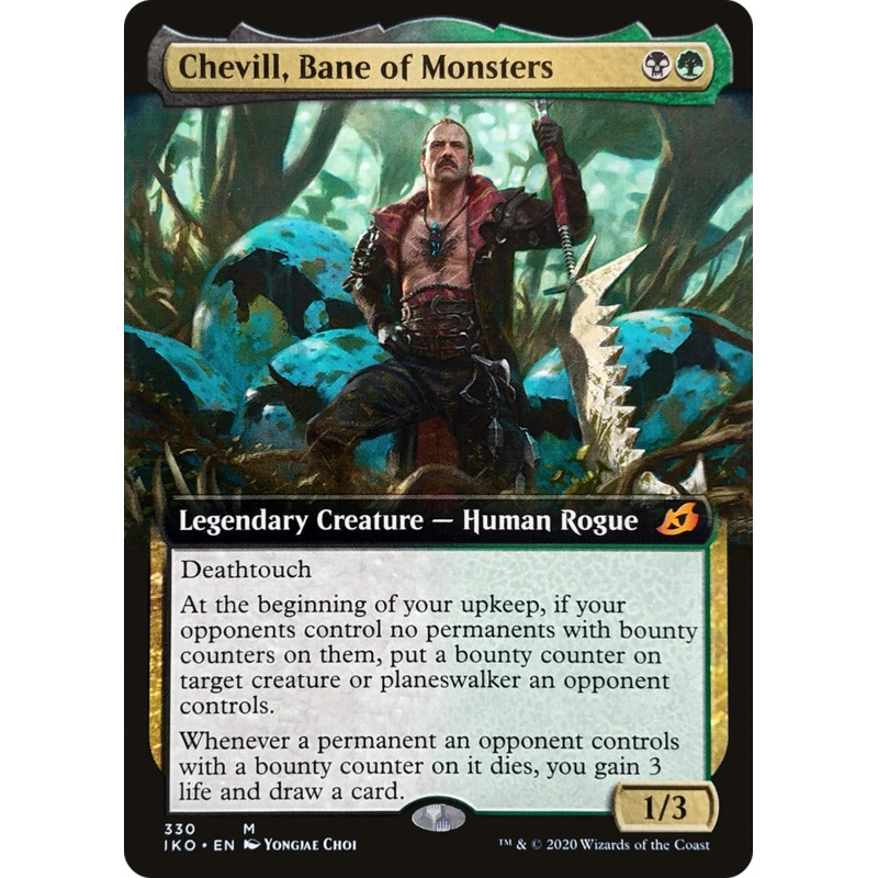 Chevill, Bane of Monsters (IKO-330) - Ikoria: Lair of Behemoths: (Extended Art) Foil