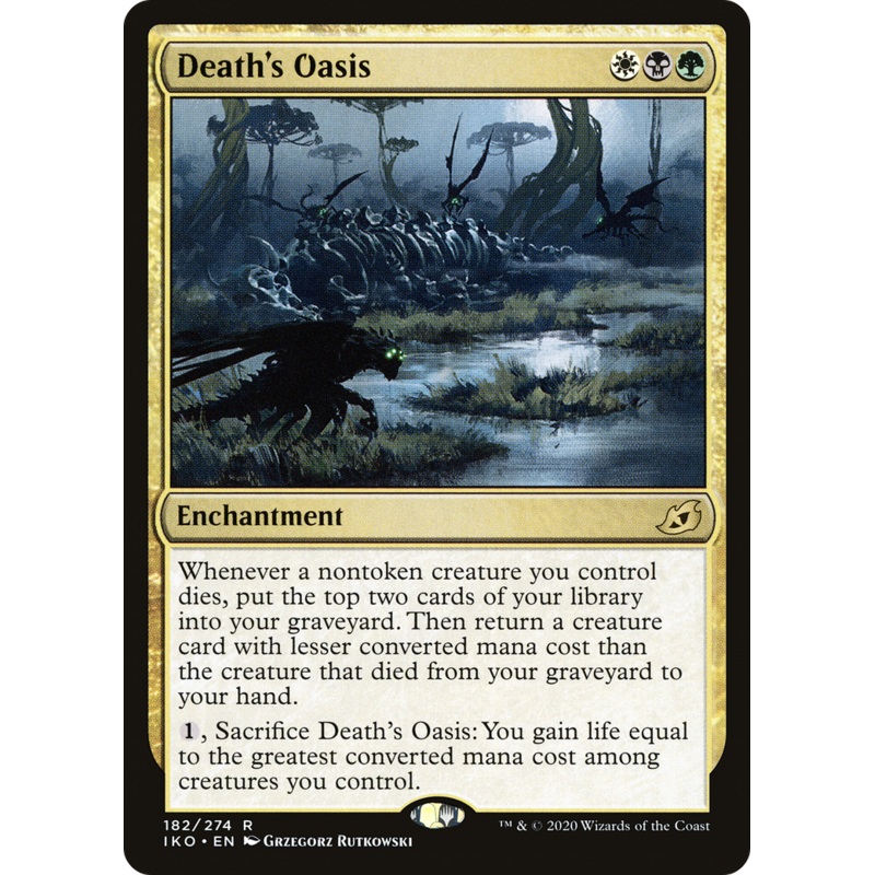 Death's Oasis (IKO-182) - Ikoria: Lair of Behemoths Foil