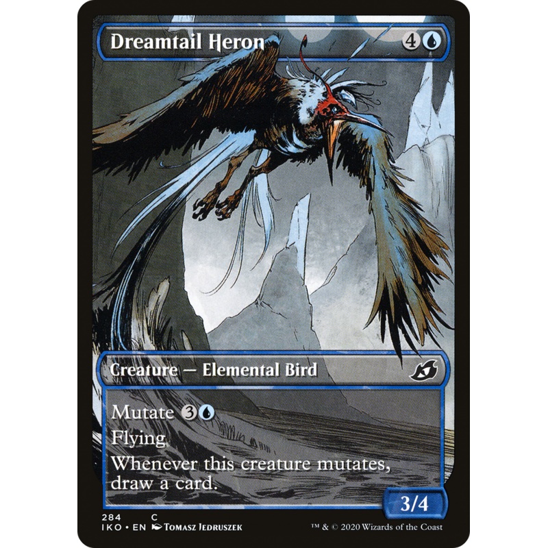 Dreamtail Heron (IKO-284) - Ikoria: Lair of Behemoths: (Showcase)