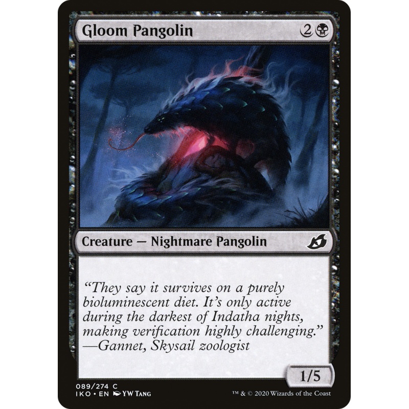 Gloom Pangolin (IKO-089) - Ikoria: Lair of Behemoths Foil