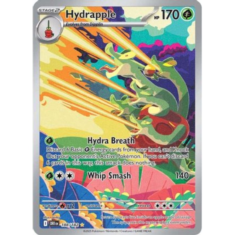 Hydrapple 188/182  - Holofoil SV10 Destined Rivals - Illustration Rare
