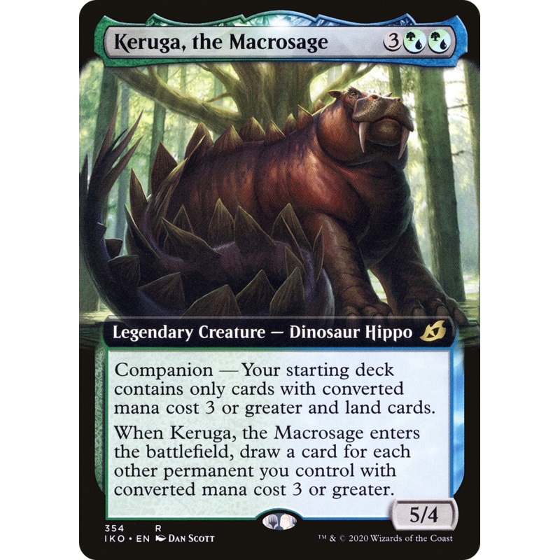 Keruga, the Macrosage (IKO-354) - Ikoria: Lair of Behemoths: (companion, Extended Art)