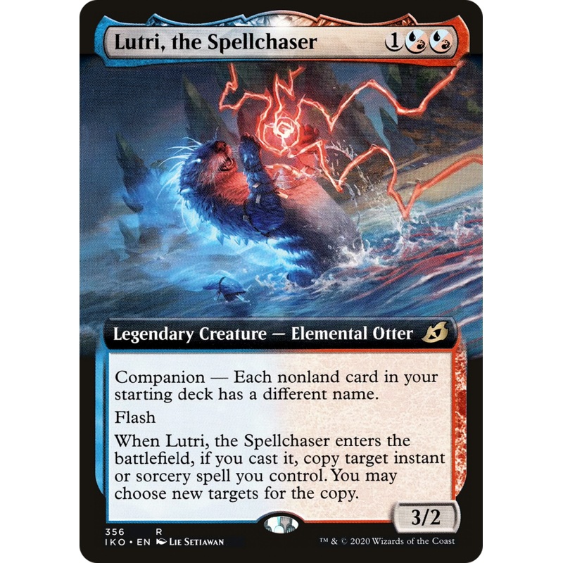 Lutri, the Spellchaser (IKO-356) - Ikoria: Lair of Behemoths: (companion, Extended Art)