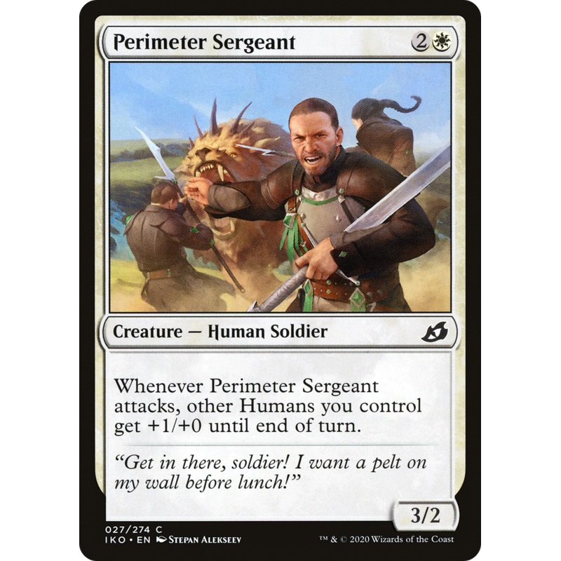 Perimeter Sergeant (IKO-027) - Ikoria: Lair of Behemoths Foil