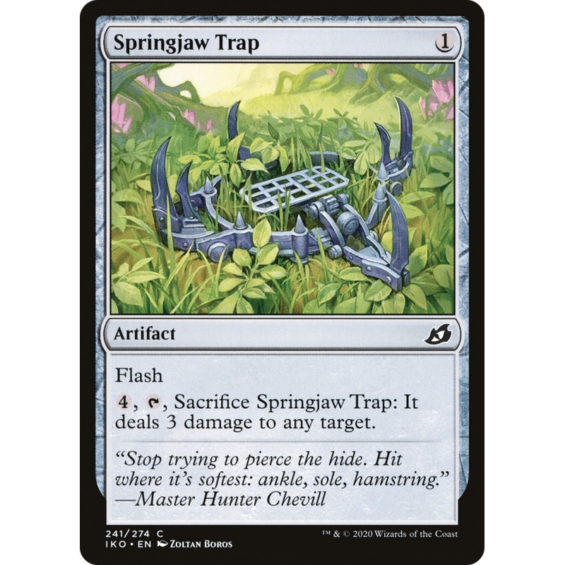 Springjaw Trap (IKO-241) - Ikoria: Lair of Behemoths Foil