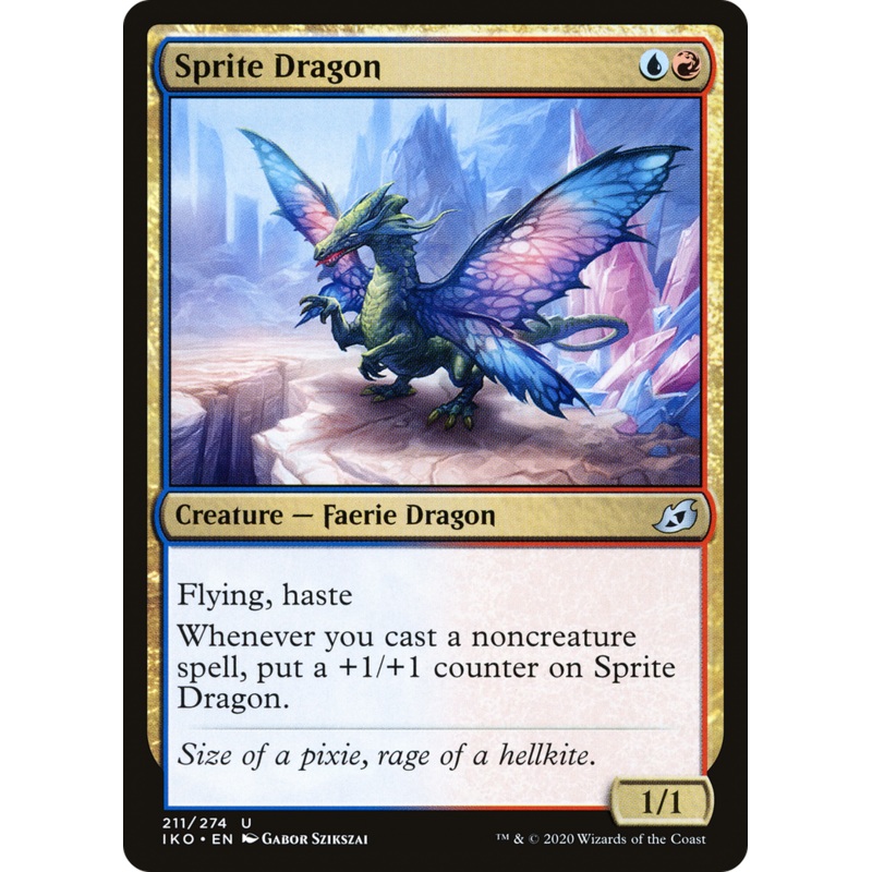Sprite Dragon (IKO-211) - Ikoria: Lair of Behemoths Foil