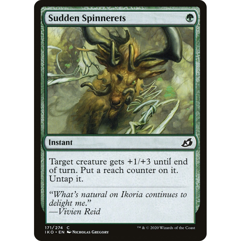 Sudden Spinnerets (IKO-171) - Ikoria: Lair of Behemoths Foil