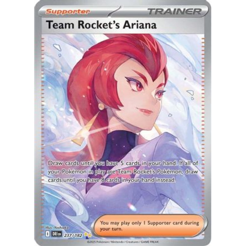 Team Rocket's Ariana 237/182  - Holofoil SV10 Destined Rivals - Special Illustration Rare