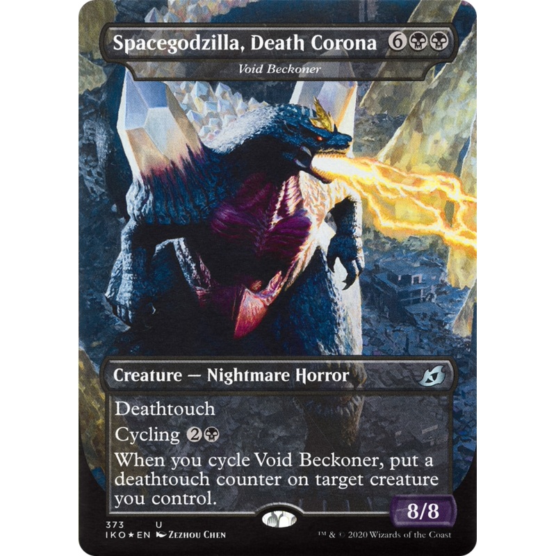 Void Beckoner (IKO-373) - Ikoria: Lair of Behemoths / Spacegodzilla, Death Corona (Borderless)